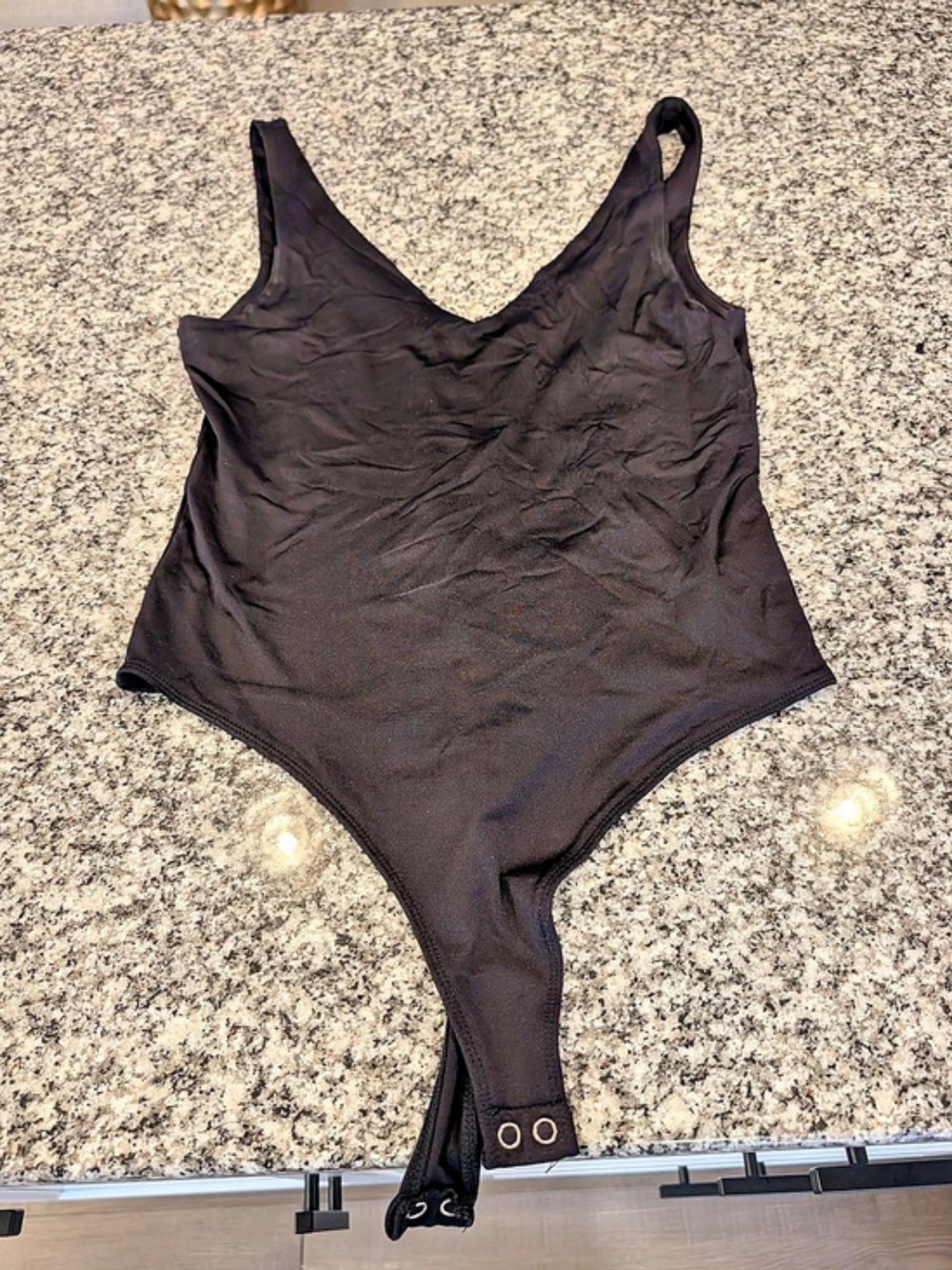 Forever 21 Black One-Piece Jumpsuit Size Large